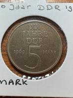 5 Mark DDR. XX Jaar DDR 1969. In nette staat. Oost Duitsland, Ophalen of Verzenden, Duitsland, Losse munt