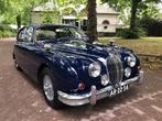 Jaguar MK II 1960 motor gereviseerd, Auto's, Oldtimers, Blauw, 2483 cc, Leder, Overige kleuren