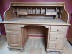 Grenen secretaire. Rolluik., Huis en Inrichting, Bureaus, Ophalen, Gebruikt