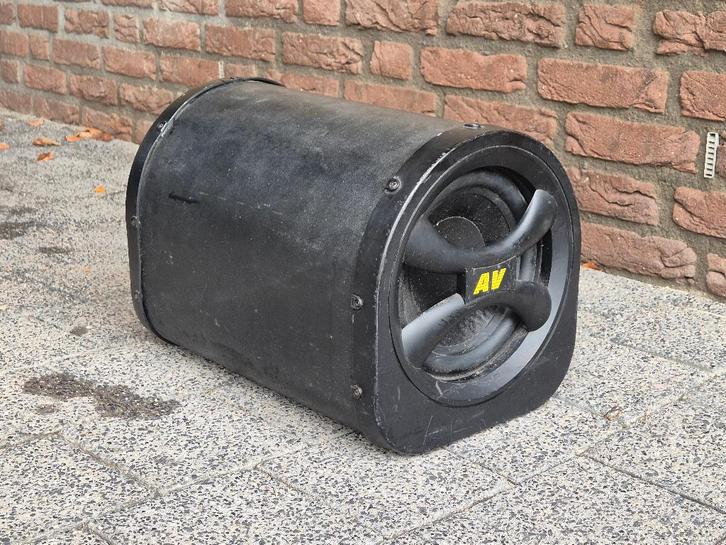 Subwoofer met ingebouwde versterker voor in auto 400W, Auto diversen, Autospeakers, Gebruikt, Ophalen