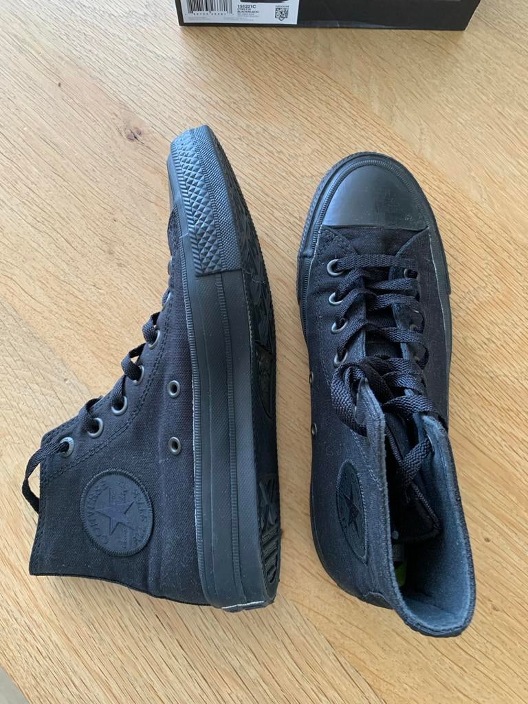 Zwarte Converse All Star High Top Sneakers Chuck Taylor, Ophalen of Verzenden, Nieuw, Zwart, Sneakers of Gympen