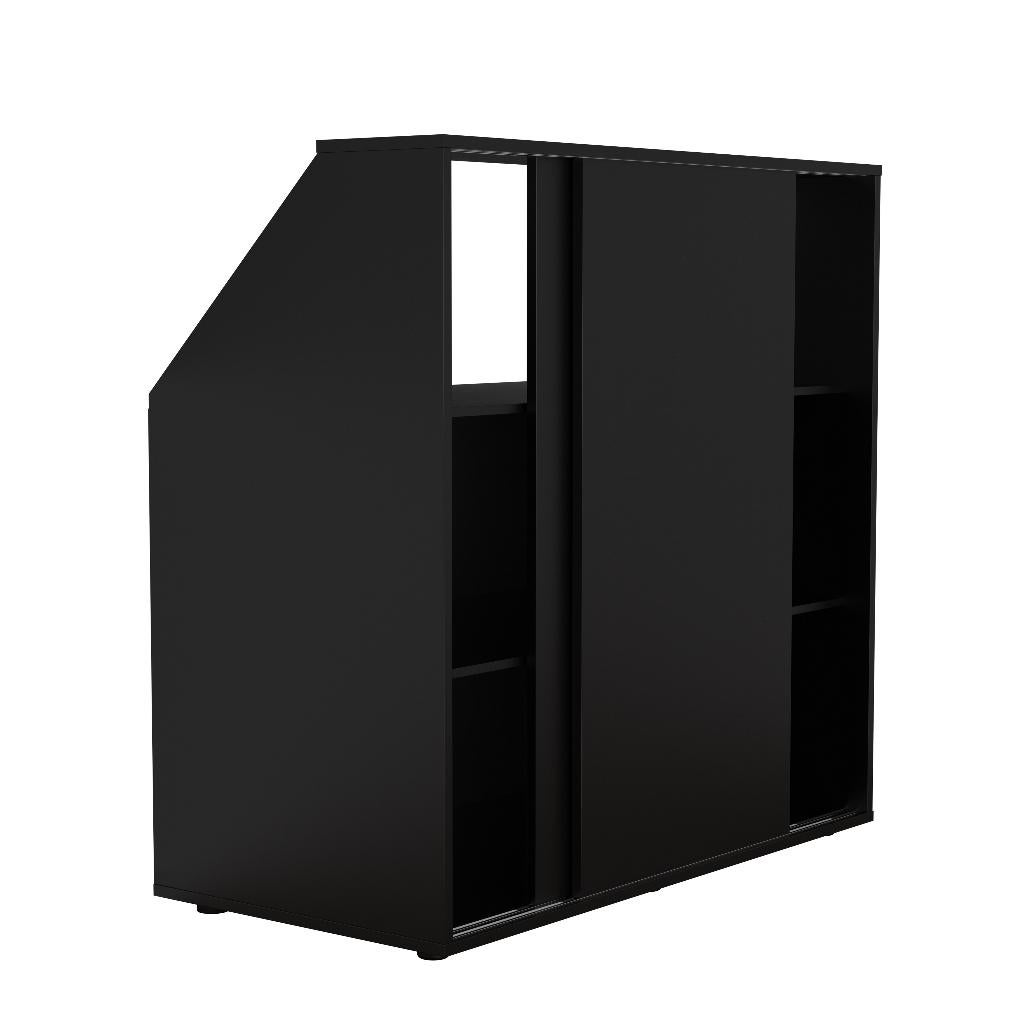 Kledingkast schuine wand zolder slaapkamer - zwart, Ophalen, Overige materialen, Nieuw, 50 tot 100 cm