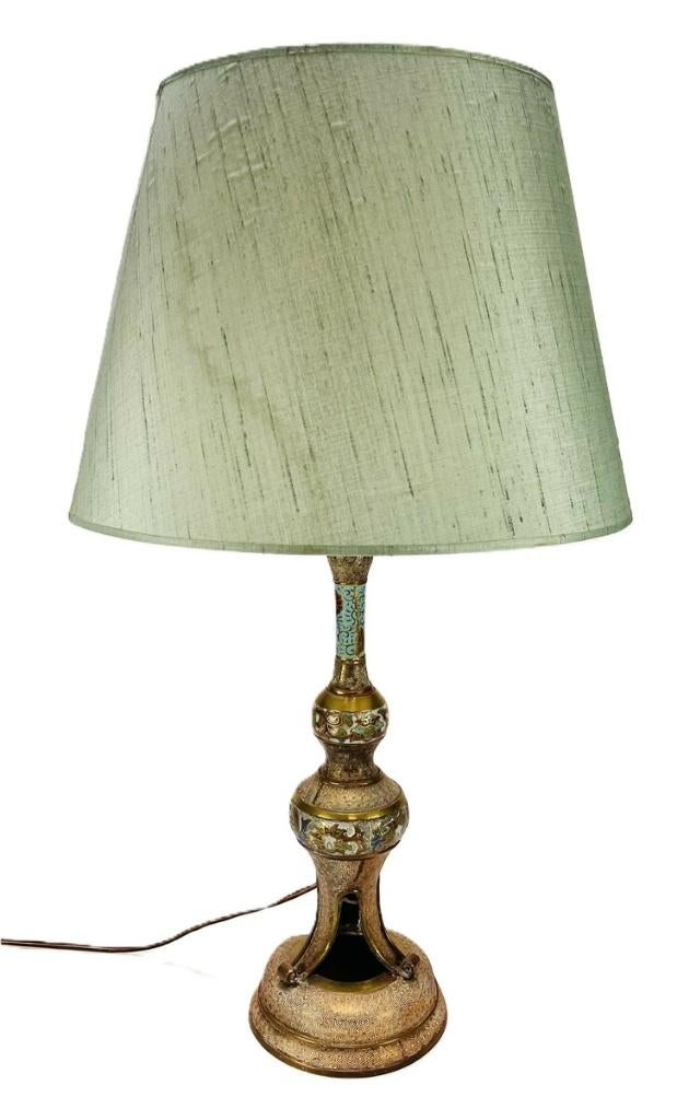 1344. Cloisonné lamp - Meiji-periode, Japan, 20e eeuw, Antiek en Kunst, Antiek | Lampen, Ophalen of Verzenden