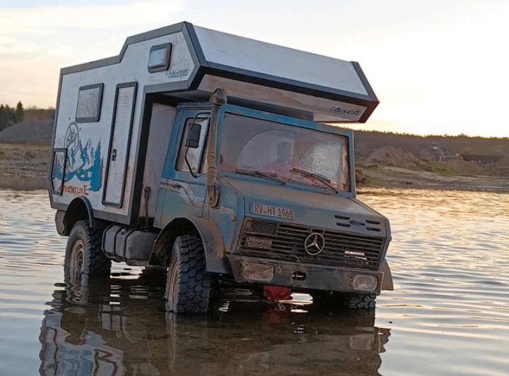 RC Scaler Crawler MST Unimog Camper, Ophalen, Auto offroad