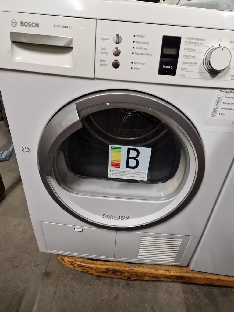 Bosch Avantixx 8 Condensdroger WTE86384NL, Witgoed en Apparatuur, Wasdrogers, Ophalen, Gebruikt, 8 tot 10 kg, Voorlader