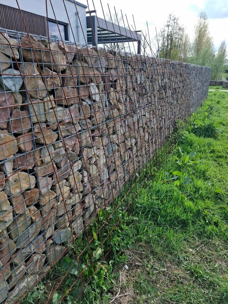 Wapeningsnet 6mm, 150x150mm maaswijdte (bijna niet te zienno, Tuin en Terras, Tuinhekken en Hekwerk, Ophalen, Gebruikt, IJzer