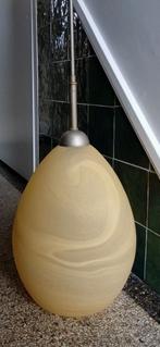 Art-Deco Schoollamp,, Huis en Inrichting, Ophalen, Glas, Vintage, Minder dan 50 cm