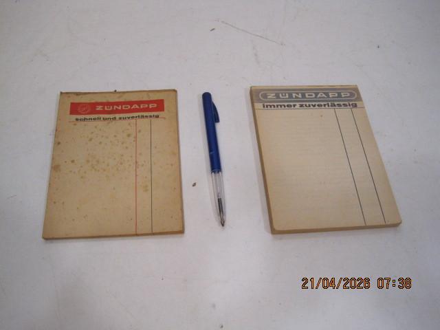 zundapp rekeningboekje bon (386), Ophalen of Verzenden, Gebruikt, Overige typen