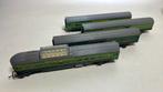 4 wagons, Gelijkstroom, Fleischmann, Wagon, Ophalen of Verzenden