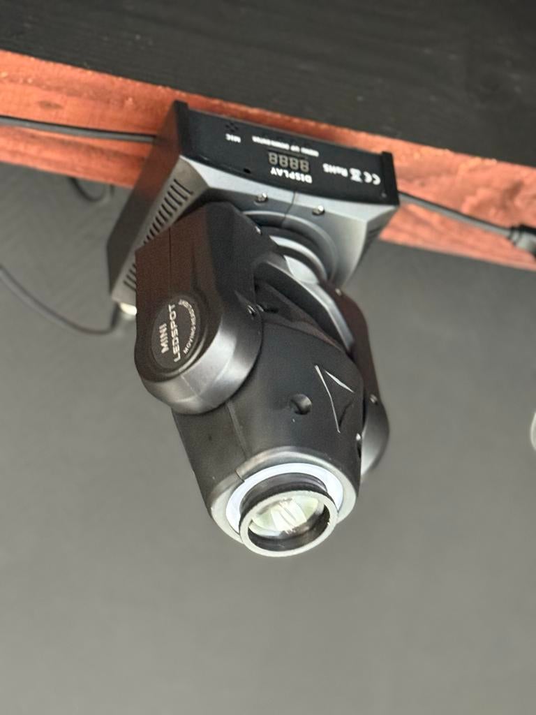 4x Moving Heads Mini LED Spot - Feestverlichting, Muziek en Instrumenten, Licht en Laser, Ophalen, Zo goed als nieuw, Licht, Geluidgestuurd