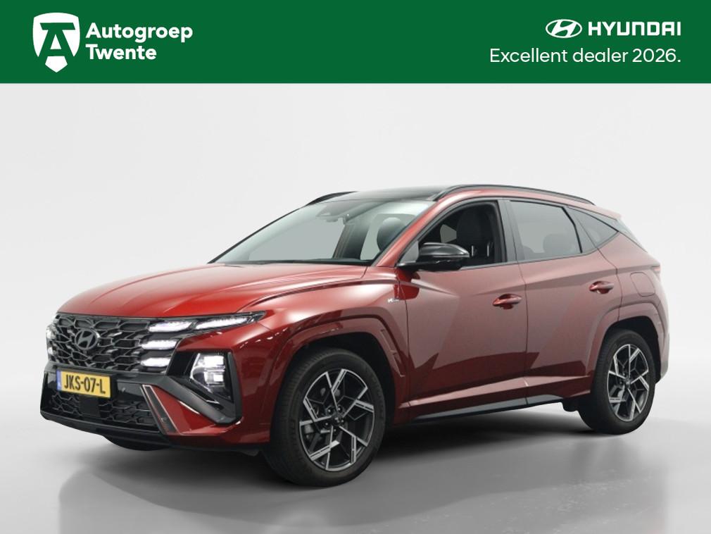 Hyundai Tucson 1.6 T-GDI HEV N Line Sky | 360 camera | Navig, Auto's, Hyundai, 12 maanden, Gebruikt, 4 cilinders, Origineel Nederlands