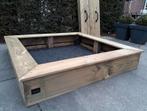 HOUTEN ZANDBAK 90x120 incl deksel kant en klaar geleverd, Ophalen, Nieuw