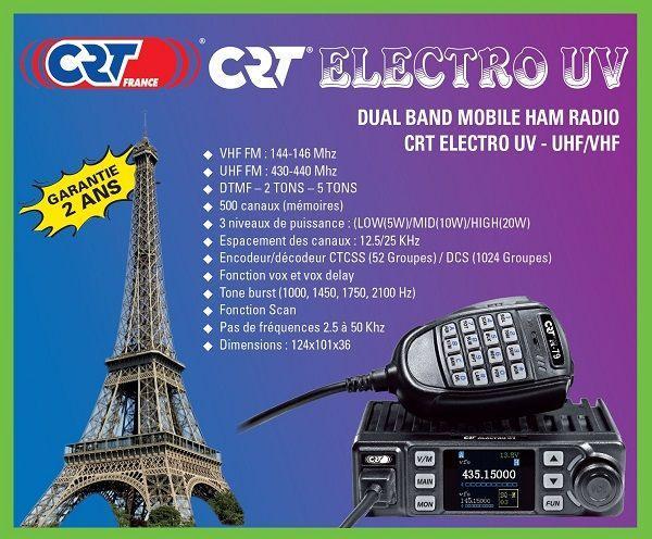 CRT CRT-ELECTRO UV 2meter / 70cm tranceiver, Telecommunicatie, Zenders en Ontvangers, Ophalen of Verzenden, Nieuw, Zender en Ontvanger