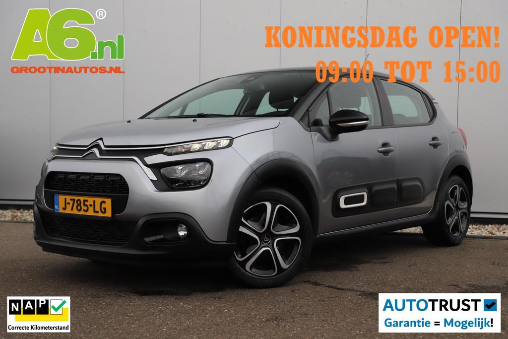 Citroen C3 1.2 PureTech Feel Navigatie Carplay Android Clima, Auto's, Citroën, Voorwielaandrijving, 83 pk, Euro 6, 1199 cc