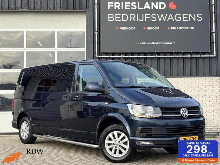 Volkswagen Transporter 2.0 TDI 140pk L2H1 Dubbele Cabine Tre, Auto's, Bestelauto's, Bedrijf, Te koop, ABS, Airbags, Airconditioning