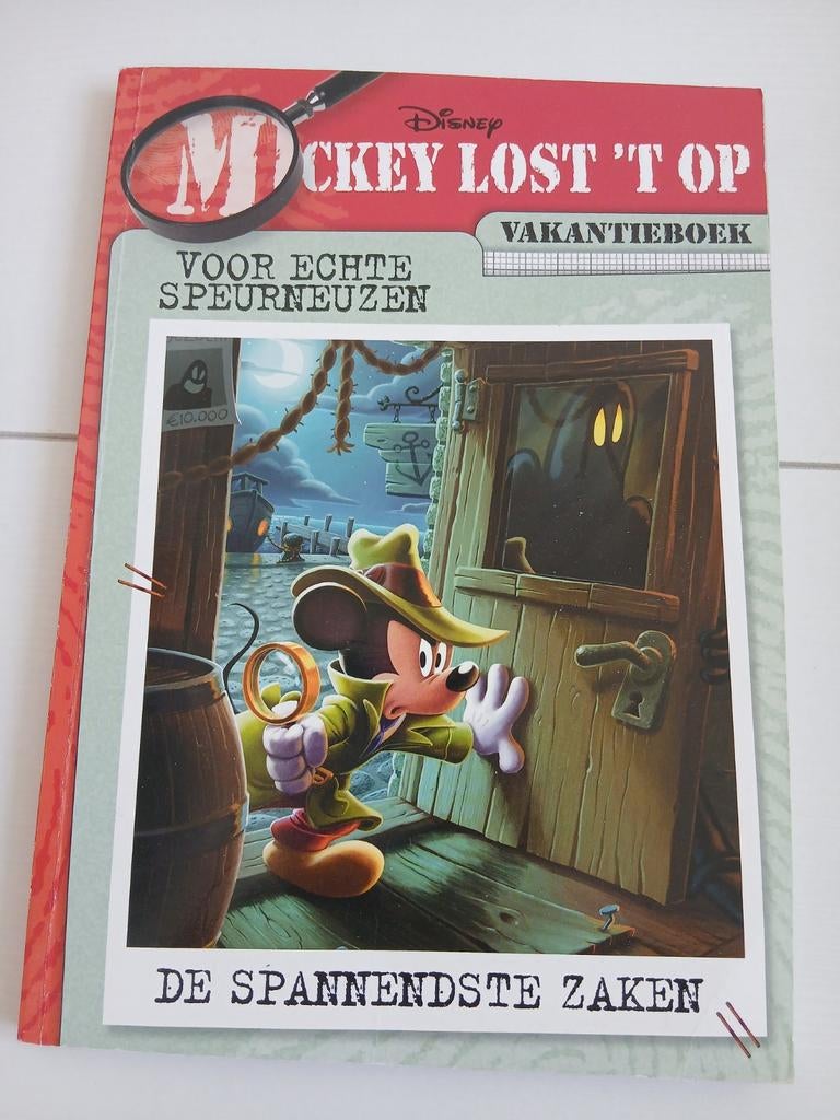 Mickey Lost 't Op Vakantieboek raadsels Disney, Boeken, Eén stripboek, Ophalen of Verzenden, Zo goed als nieuw, Disney