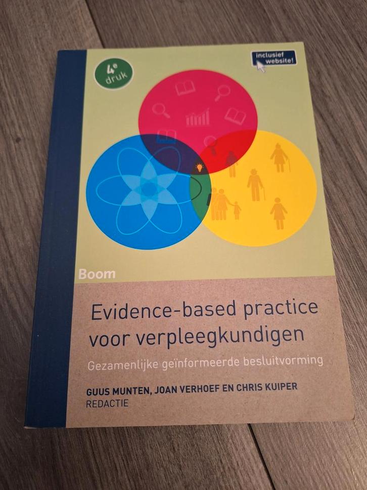 Evidence-based practice voor verpleegkundigen, Boeken, Studieboeken en Cursussen, Zo goed als nieuw, HBO, Beta, Ophalen of Verzenden