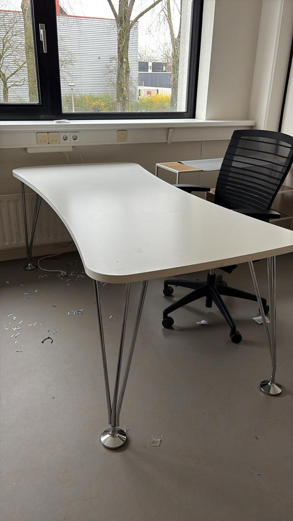 4x Kartell Max Table Designer Tafels - Kantoor/Thuis, Huis en Inrichting, Bureaus, Gebruikt, Metaal, Ophalen of Verzenden, Overige merken