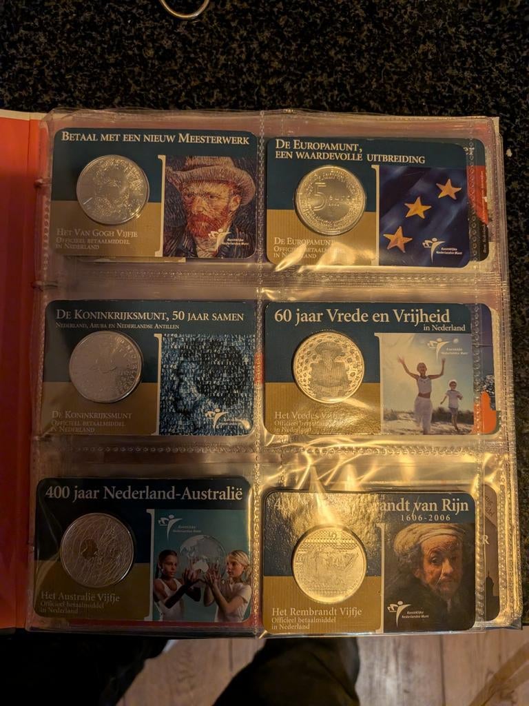 Verzameling Koninklijke Nederlandse Munt uitgiften, Postzegels en Munten, Ophalen of Verzenden