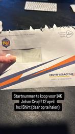 Startnummer Johan Cruijff 14K, Eén persoon, April