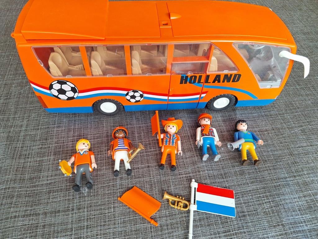 Playmobil Holland bus (5025) met figuren en accessoires, Ophalen of Verzenden