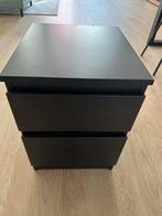 Ikea nachtkastje /ladekast zwart, Huis en Inrichting, Ophalen, Gebruikt, Minder dan 45 cm
