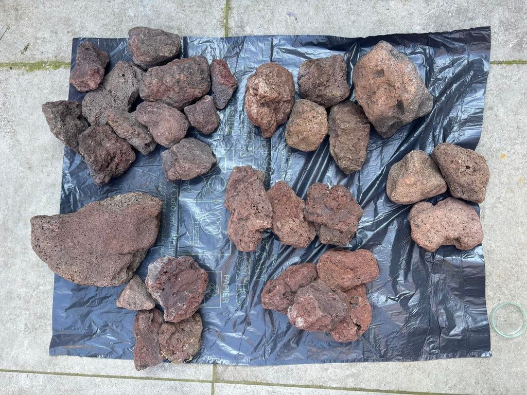 Lava Steen voor Tuin, Aquarium of Decoratie, Dieren en Toebehoren, Vissen | Aquaria en Toebehoren, Ophalen, Gebruikt, Plant(en), Steen of Hout