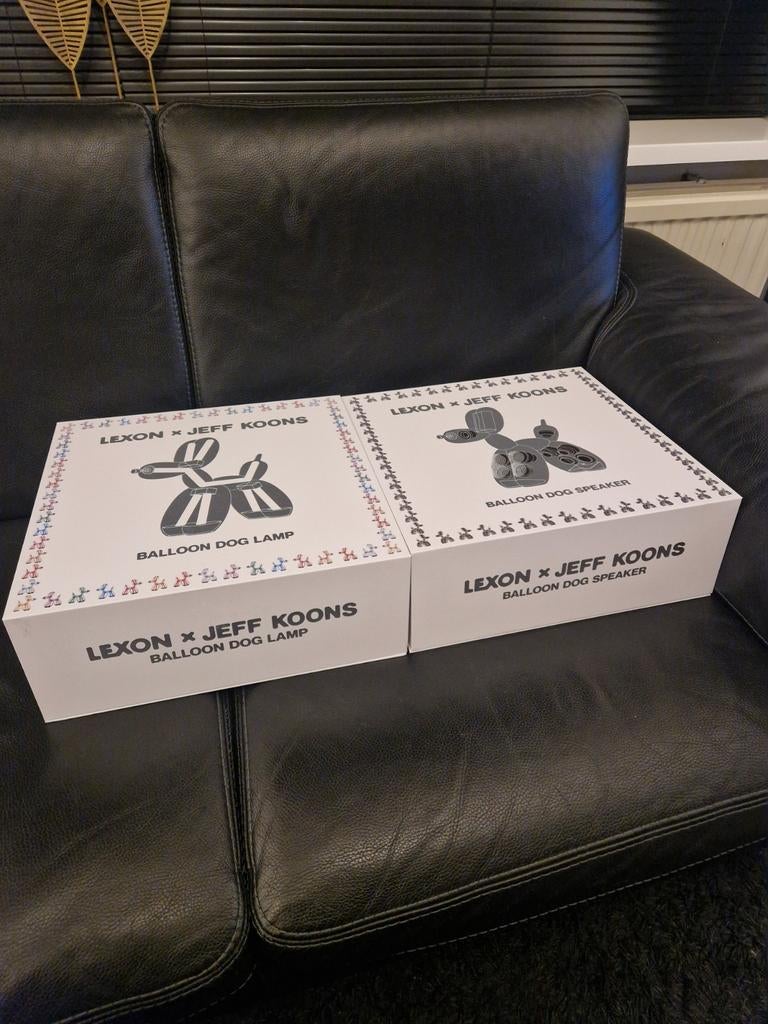 Lexon x Jeff Koons balloon dog lamp & speaker., Ophalen
