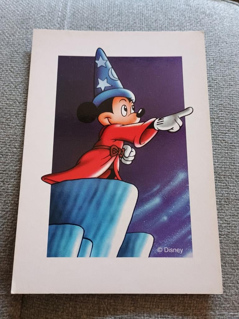 Oude Mickey Mouse ansichtkaart, Ophalen of Verzenden