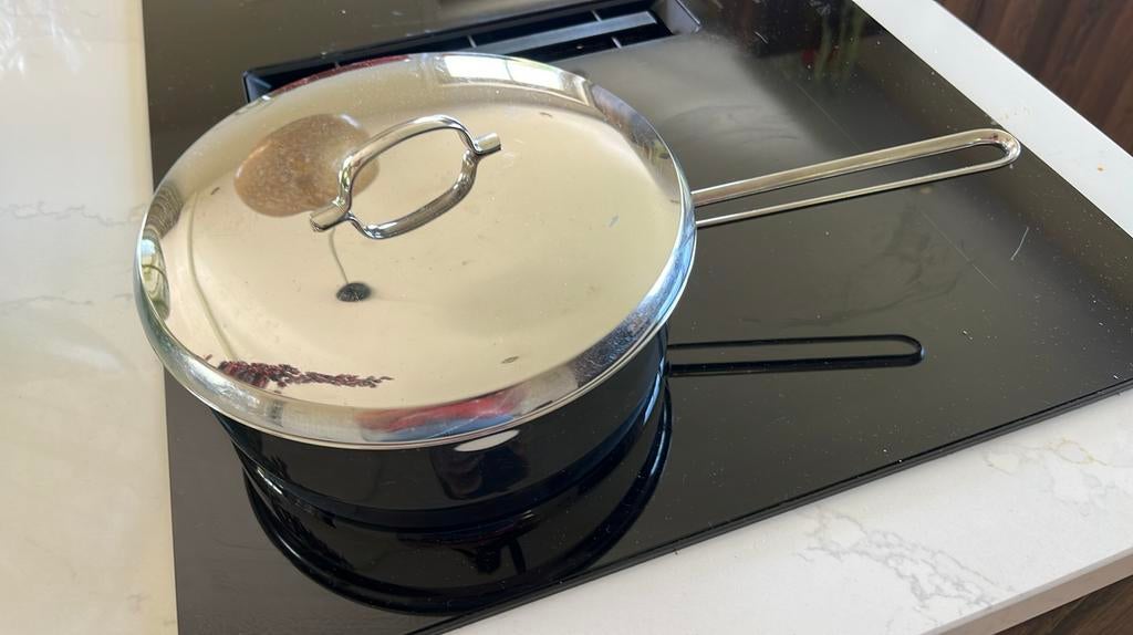 Hapjespan, Ophalen of Verzenden, Zo goed als nieuw, Overige materialen, Koekenpan of Braadpan