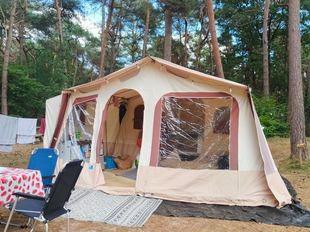 Jamet Louisiana vouwwagen 2009, Caravans en Kamperen, Tenten, Ophalen, Gebruikt, Tot en met 6