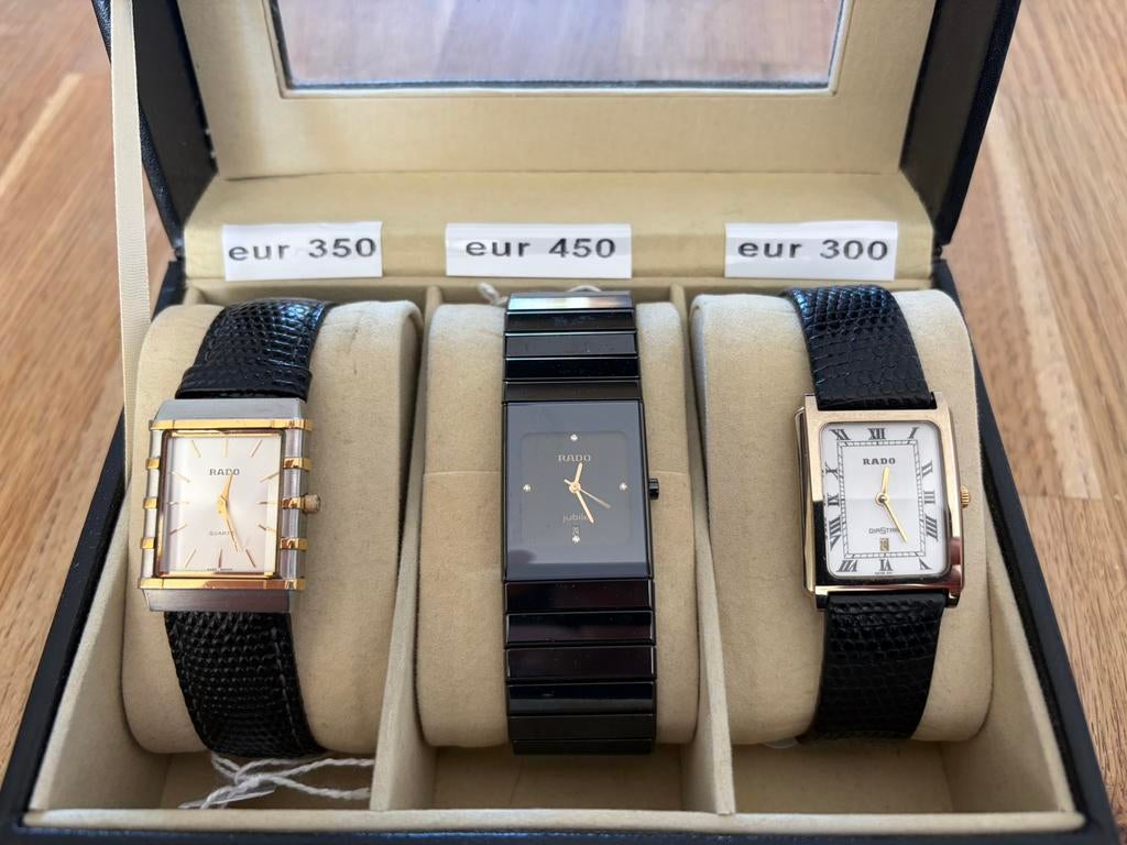 Horloge Rado Dames , heren zwitsers, swiss made, Ophalen of Verzenden, Zo goed als nieuw, Staal, Overige merken