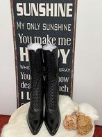 Schitterende antieke Victoriaanse rijglaarsjes, Ophalen of Verzenden