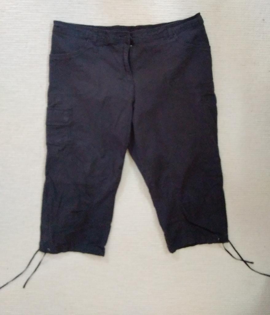 bermuda Ulla Popken maat 52, Kleding | Dames, Grote Maten, Gedragen, Broek of Spijkerbroek, Zwart, Ophalen of Verzenden