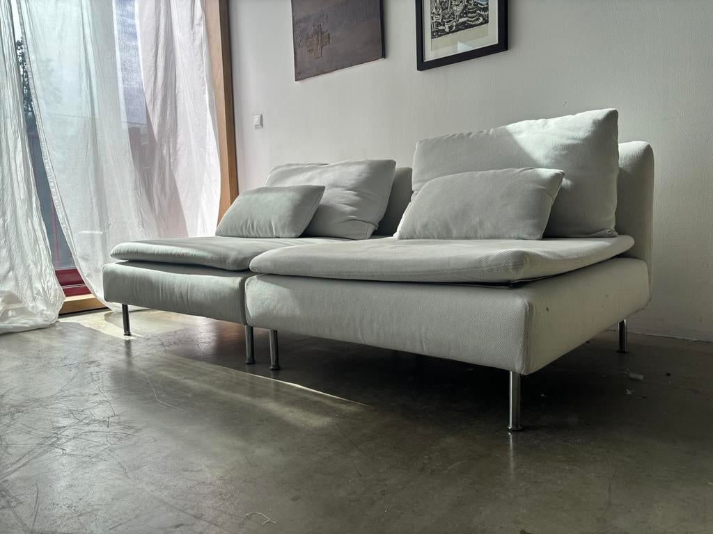 IKEA Söderhamn bank - Gebruikt, Ophalen, Gebruikt, Tweepersoons, 75 tot 100 cm