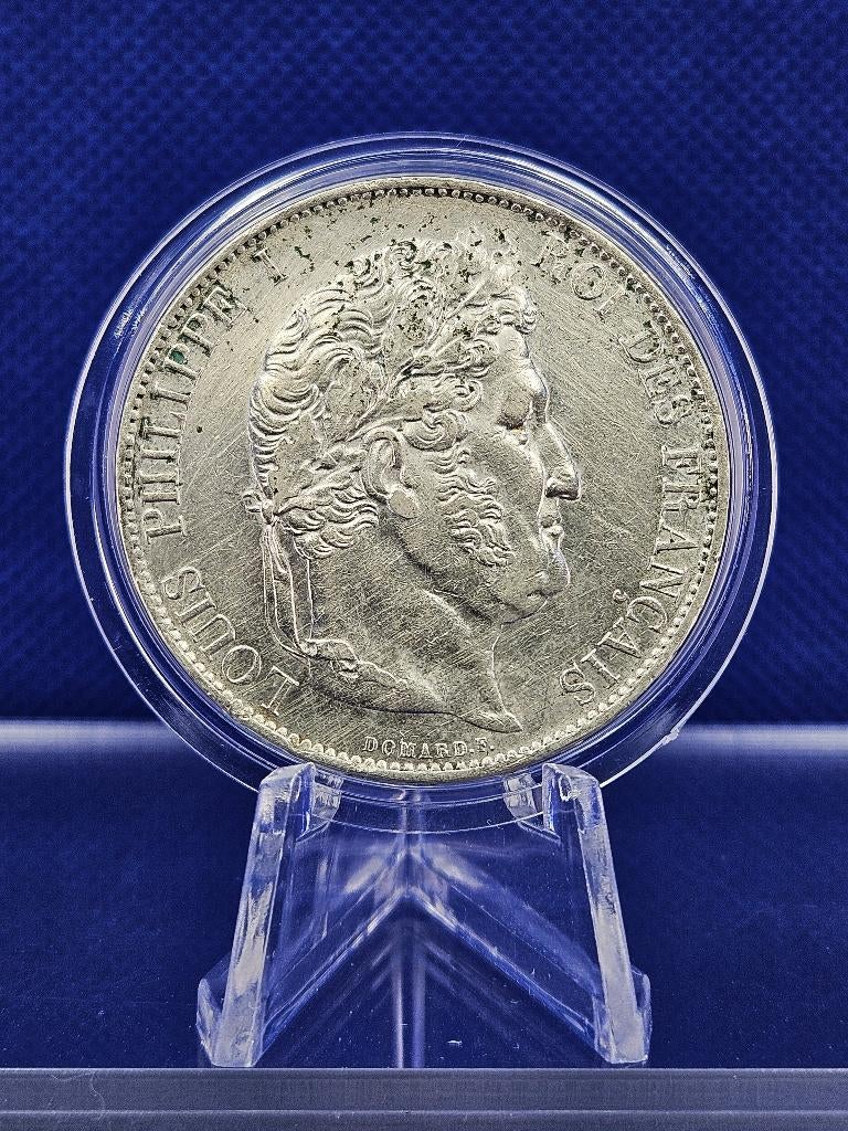 (2314) FRANCE  LOUIS PHILIPPE I  5 FRANCS  1844 W, Ophalen of Verzenden, Frankrijk, Losse munt, Zilver