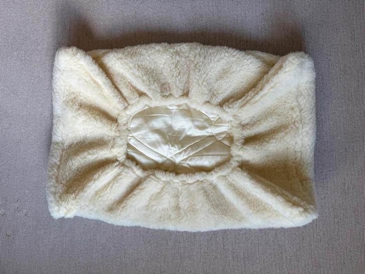 Daalouma Teddy Merino dubbelzijdig hoeslaken, Huis en Inrichting, Slaapkamer | Beddengoed, Zo goed als nieuw, Hoeslaken of Sloop