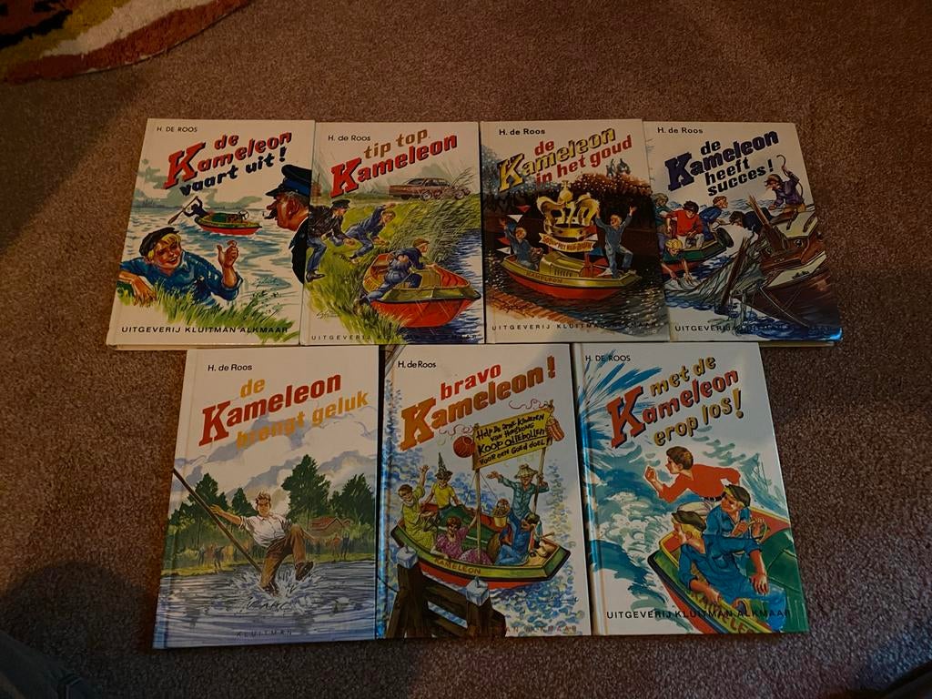 7 oude Kameleon boeken, Boeken, Ophalen of Verzenden, Gelezen, Fictie algemeen