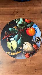 Heinen Delfts Blauw Wandbord Koolmees 80cm - Nieuw, Ophalen, Nieuw