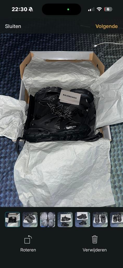 Balenciaga Track sneakers maat 37, Zwart, Nieuw, Ophalen of Verzenden, Sneakers of Gympen