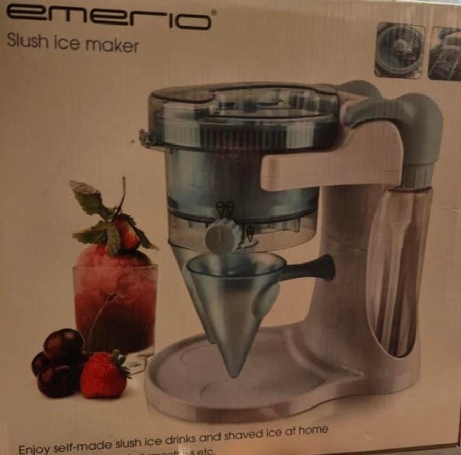 Emerio Slush Ice Maker - Maak zelf slushies en schaafijs!, Witgoed en Apparatuur, IJsmachines, Ophalen of Verzenden, Nieuw, Zelfvriezend