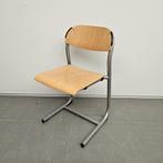 Ahrend houten schoolstoel - beuken kleur zitting, Huis en Inrichting, Stoelen, Niet ingevuld, Gebruikt, Niet ingevuld, Niet ingevuld