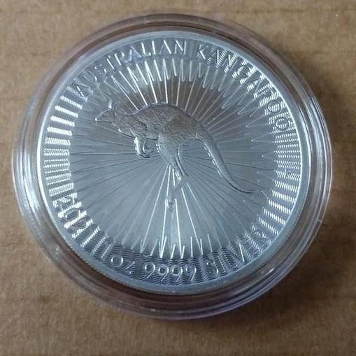 1 oz Zilver Perth Mint Kangaroo van 2021 uit Australië, Ophalen of Verzenden, Zilver