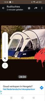 Deel tent / weekend tent 3x3 met afritsbaar kuipzeil, Ophalen of Verzenden, Gebruikt, Tot en met 2