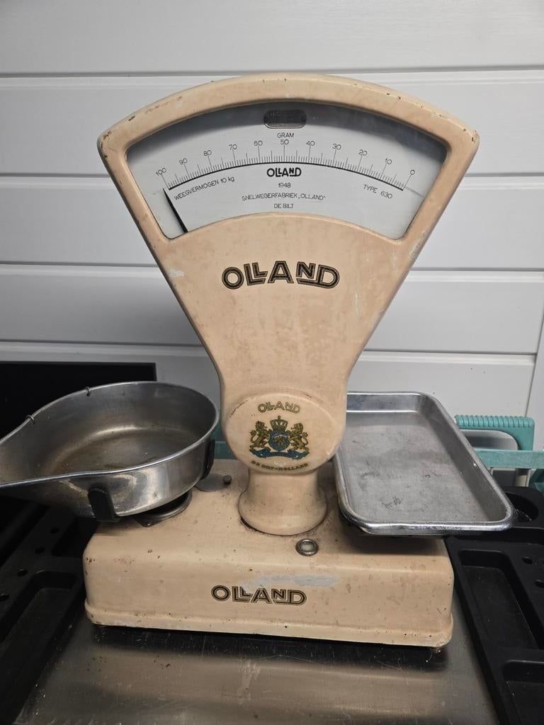 Olland weegschaal, Ophalen of Verzenden, 500 gram of grover, Keukenweegschaal, Minder dan 10 kg