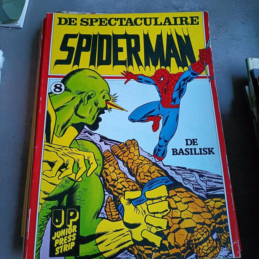 De Spectaculaire Spiderman - De Basilisk (Junior Press Strip, Boeken, Strips | Comics, Amerika, Stan Lee, Ophalen of Verzenden