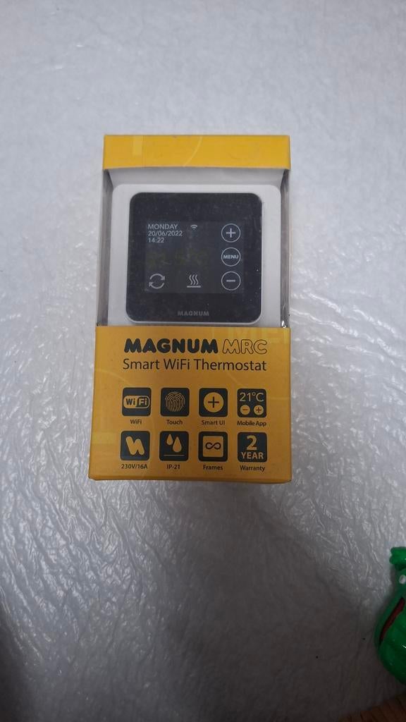 Magnum mrc  smart wifi thermostaat nieuw in doos, Ophalen of Verzenden, Nieuw, Thermostaat