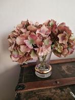 Vintage vaas Glas met goud kleurige rand, Huis en Inrichting, Woonaccessoires | Vazen, Ophalen of Verzenden, Overige kleuren, Glas