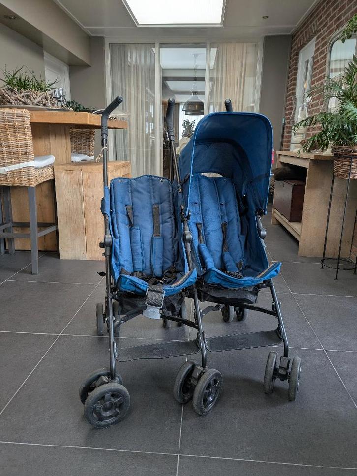 Koelstra Simba Twin T4 buggy, Kinderen en Baby's, Buggy's, Gebruikt, Koelstra, Duomodel, Zonnekap, Ophalen