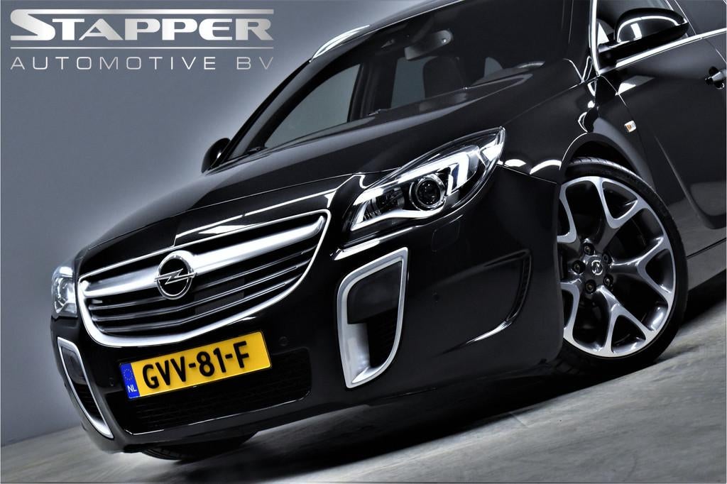 Opel Insignia Sports Tourer 2.8 T V6 325pk OPC 4x4 Automaat, Euro 5, Gebruikt, Zwart, Zwart
